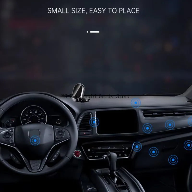 720° Rotation Foldable Magnetic Car Phone Holder Adjustable Universal Dashboard Stand Air Vent Mount GPS for Iphone Samsung