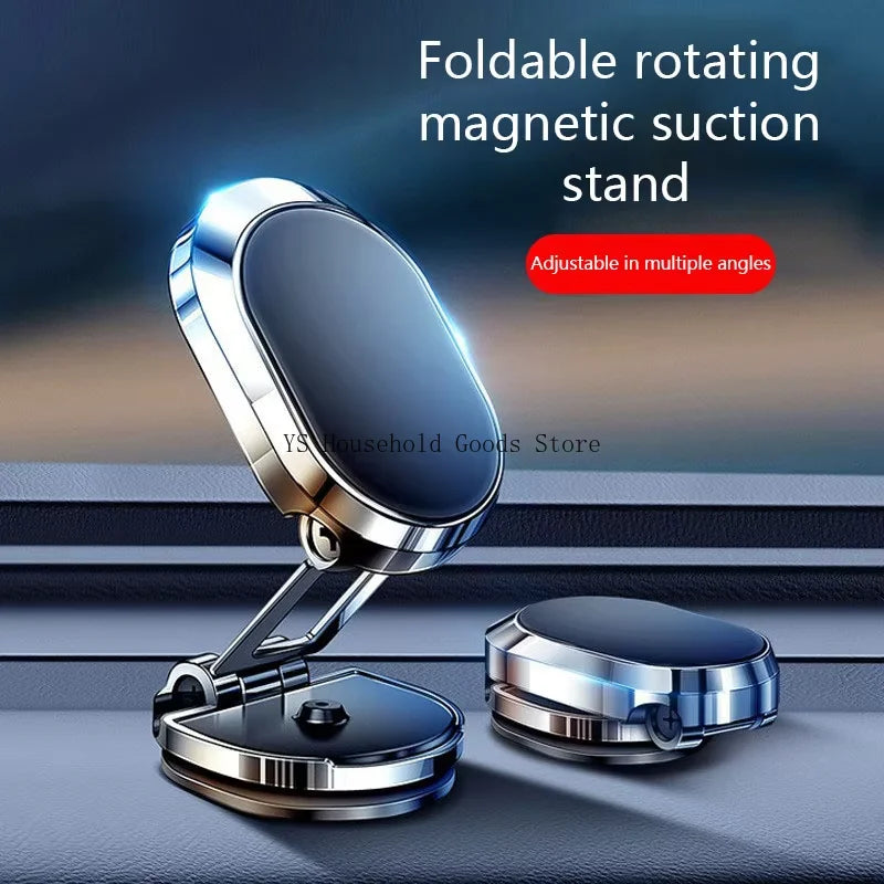 720° Rotation Foldable Magnetic Car Phone Holder Adjustable Universal Dashboard Stand Air Vent Mount GPS for Iphone Samsung